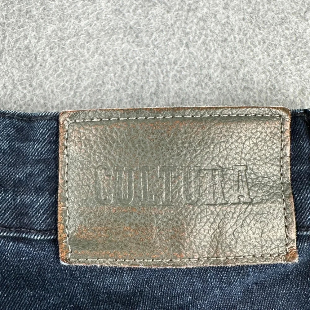 Cultura Jeans Mens 34 Skinny Dark Blue Stretch Denim